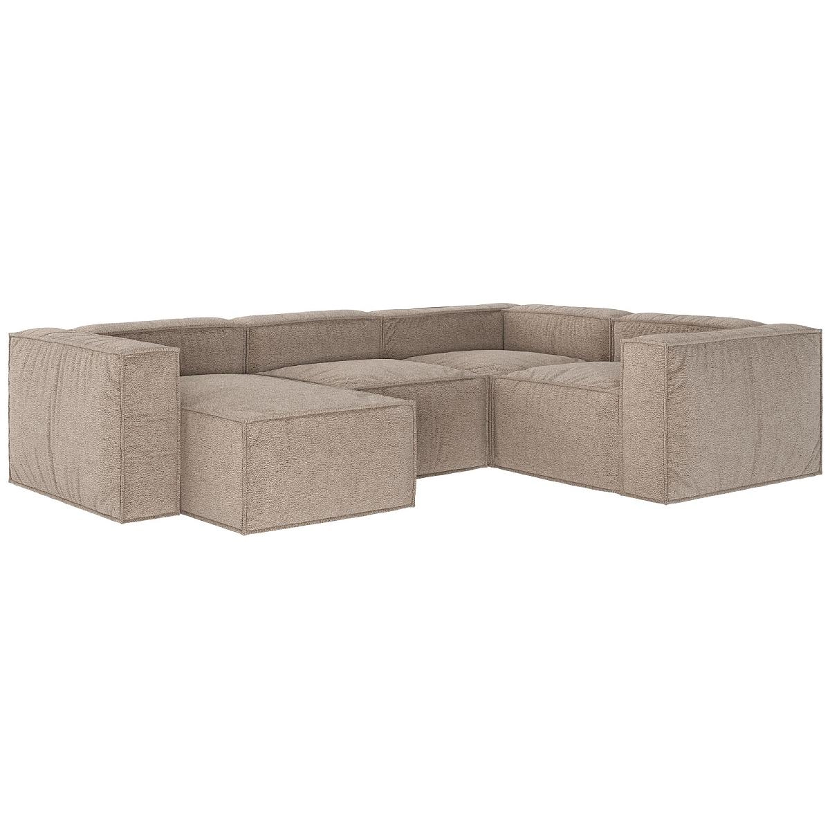 Диван Бриошь Мемори Базис П-образный с широкими подлокотниками