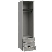 Шкаф одностворчатый Монреаль серый