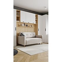 Секция для кровати Rimini белая 180, кровати-дивана