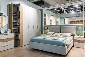 Шкаф двухстворчатый Сохо беж