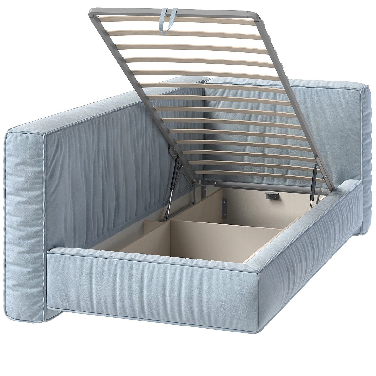 Кровать односпальная Brioche Optimum угловая левая с подъемным механизмом 90х200