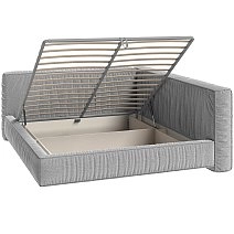 Кровать двуспальная Brioche FIRST угловая правая с подъемным механизмом 180х200