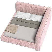 Кровать двуспальная Brioche Premier угловая правая с подъемным механизмом 160х200