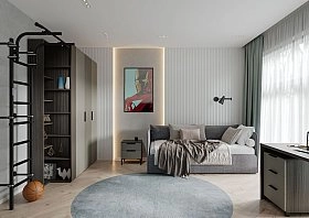 Тумба прикроватная Soho графит