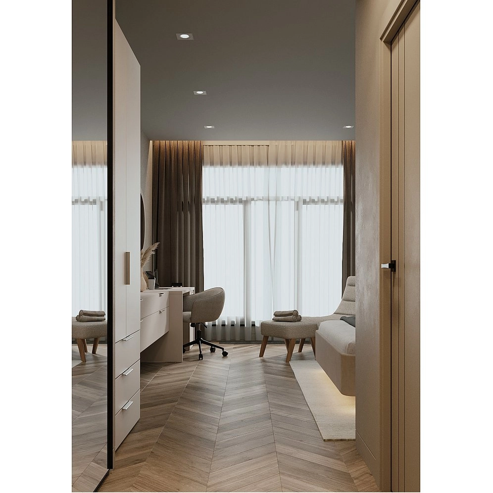 Шкаф двухстворчатый Soho беж