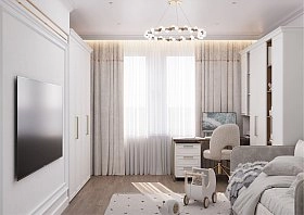 Элемент карниза Монреаль белый