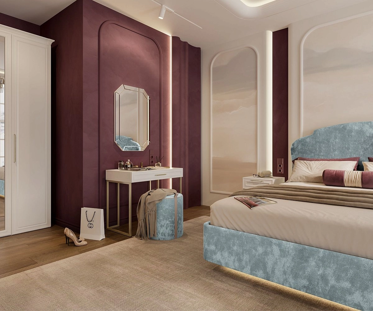 Зеркало навесное Montreal беж