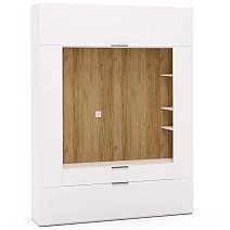 Секция для телевизора Сохо белая