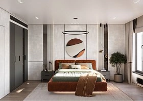 Шкаф двухстворчатый Soho графит