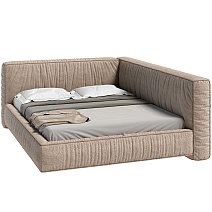 Кровать двуспальная Brioche Basic угловая правая с подъемным механизмом 160х200