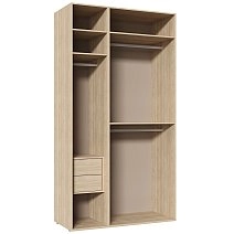 Шкаф трехстворчатый Некст со стеклом