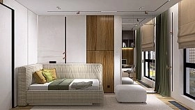 Кровать двуспальная Brioche Premier угловая правая с подъемным механизмом 160х200