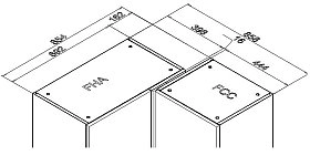 Шкаф угловой Римини белая