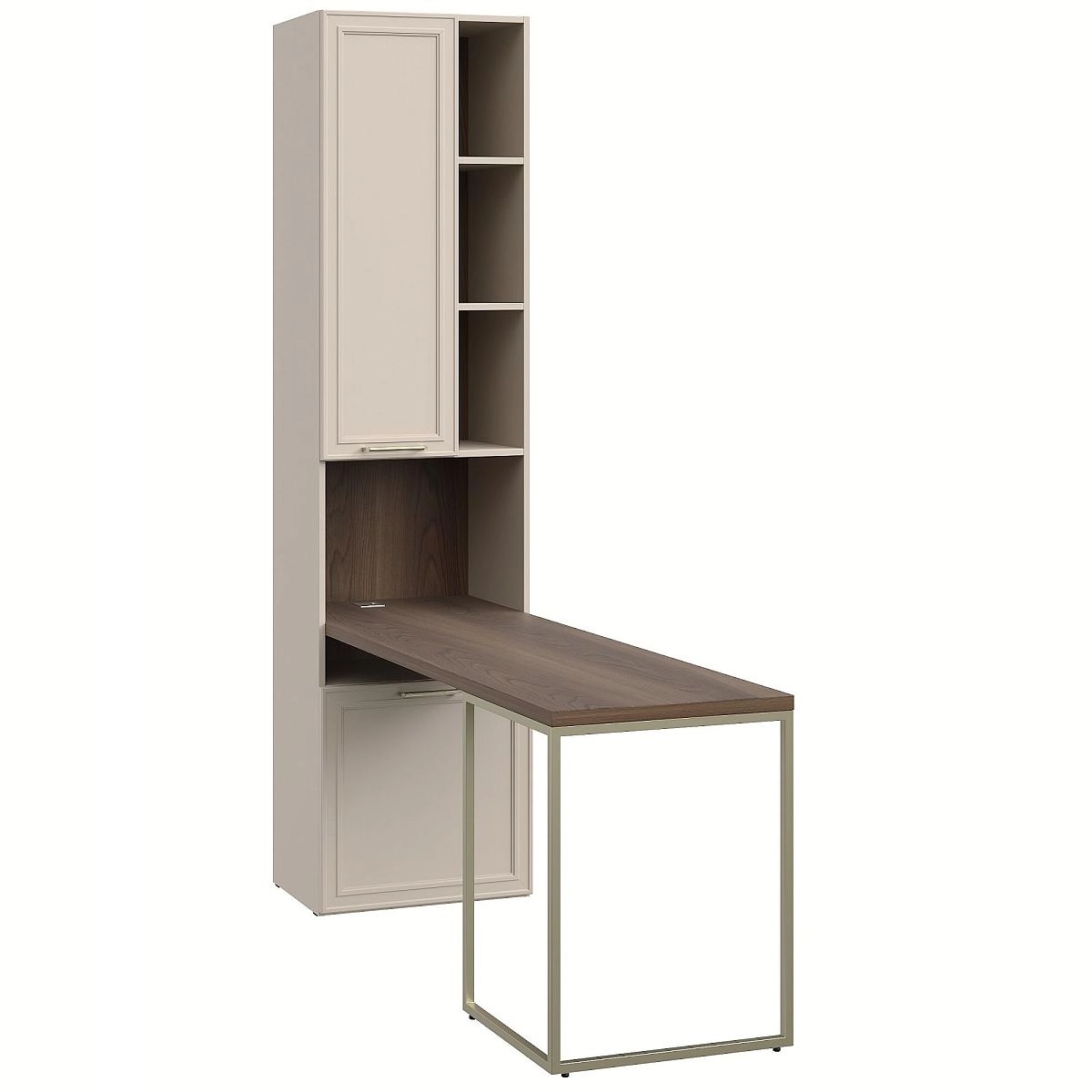 Стол письменный Montreal беж со стеллажом