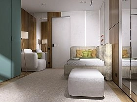 Кровать двуспальная Brioche Premier угловая правая с подъемным механизмом 160х200