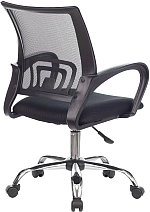 Кресло VB_Бюрократ CH-695NLT/SL ткань черн TW-11/сетка черн TW-0