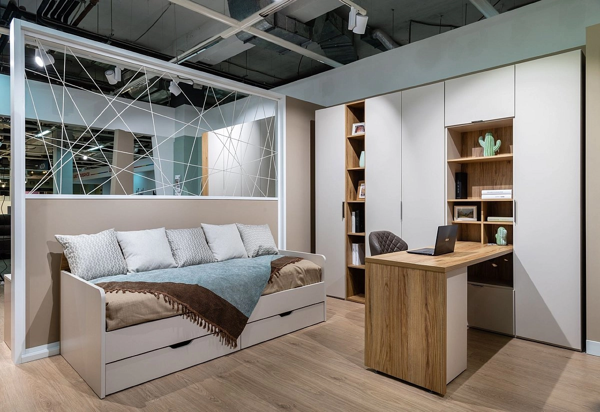 Кровать-диван односпальный 90х200 Soho беж