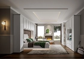 Элемент карниза Montreal белый для внешнего угла