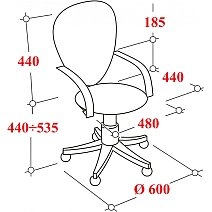 Кресло ВB_Бюрократ CH-695