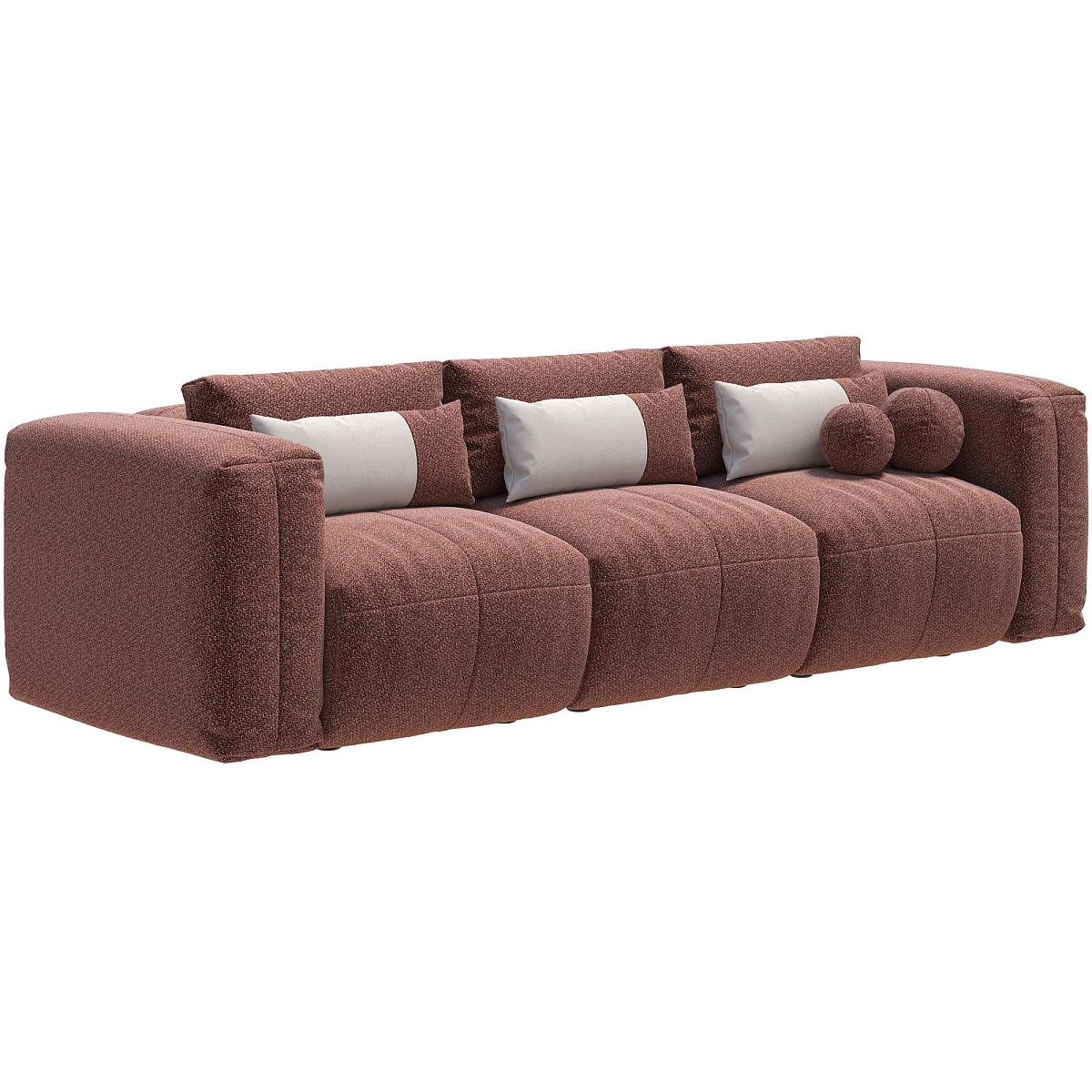 Диван Brownie 3-х местный Optimum без подушек