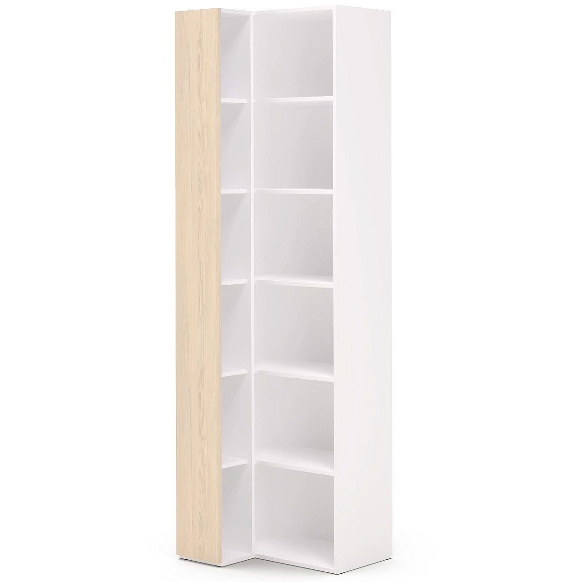 Шкаф переходный со стеллажом Chelsea белая