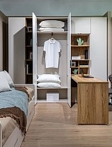 Шкаф одностворчатый Сохо беж