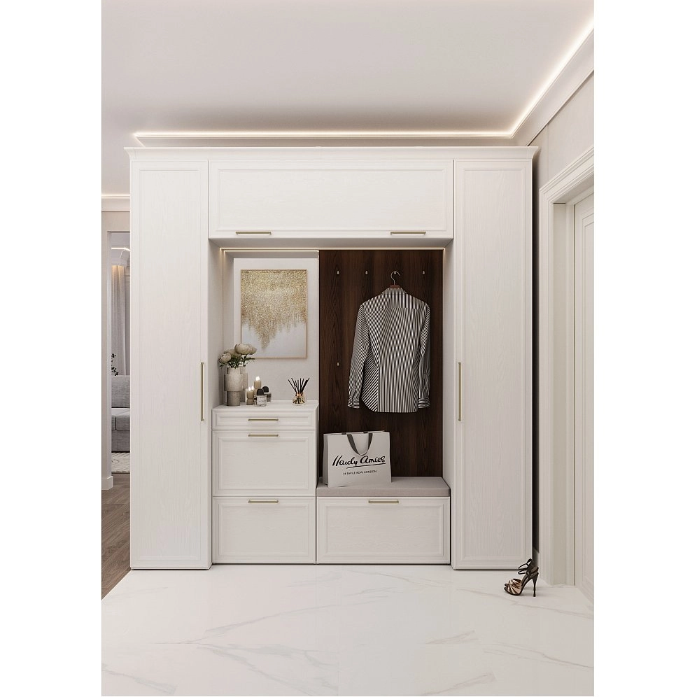 Шкаф одностворчатый Montreal белый