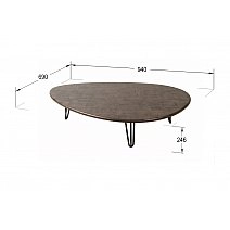 Стол журнальный Дадли браун