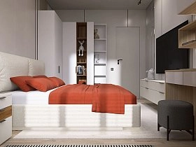 Стеллаж угловой Soho белая