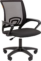 Кресло VT_Chairman 696 LT сетка/ткань черный пластик