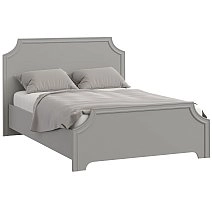Кровать полутороспальная Montreal серый 140х200