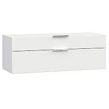 Тумба навесная под телевизор Сохо белая