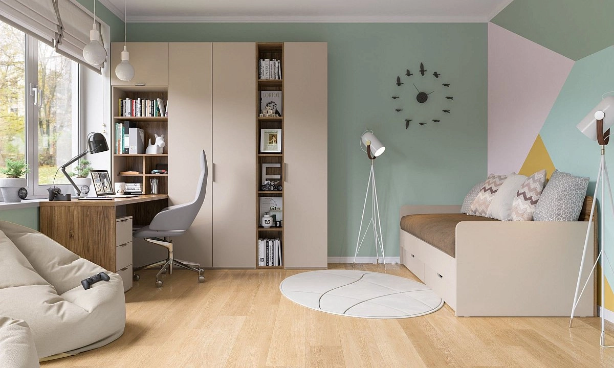 Шкаф одностворчатый Soho беж