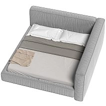 Кровать двуспальная Brioche FIRST угловая правая с подъемным механизмом 180х200