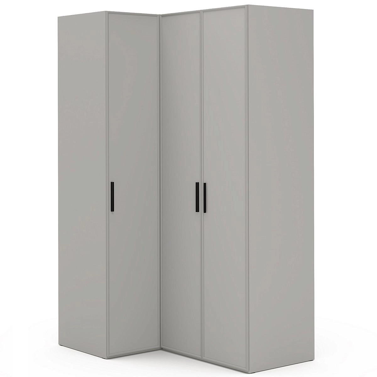 Шкаф угловой Rimini серая