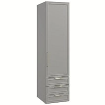 Шкаф одностворчатый Монреаль серый