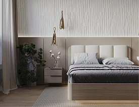 Кровать полутораспальная 140х200 Charm,Next с подъемным механизмом