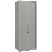 Шкаф двухстворчатый Монреаль серый