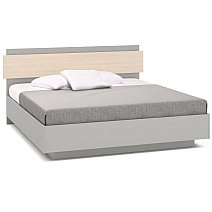 Кровать двуспальная 180х200 Chelsea,Rimini серая с подъемным механизмом