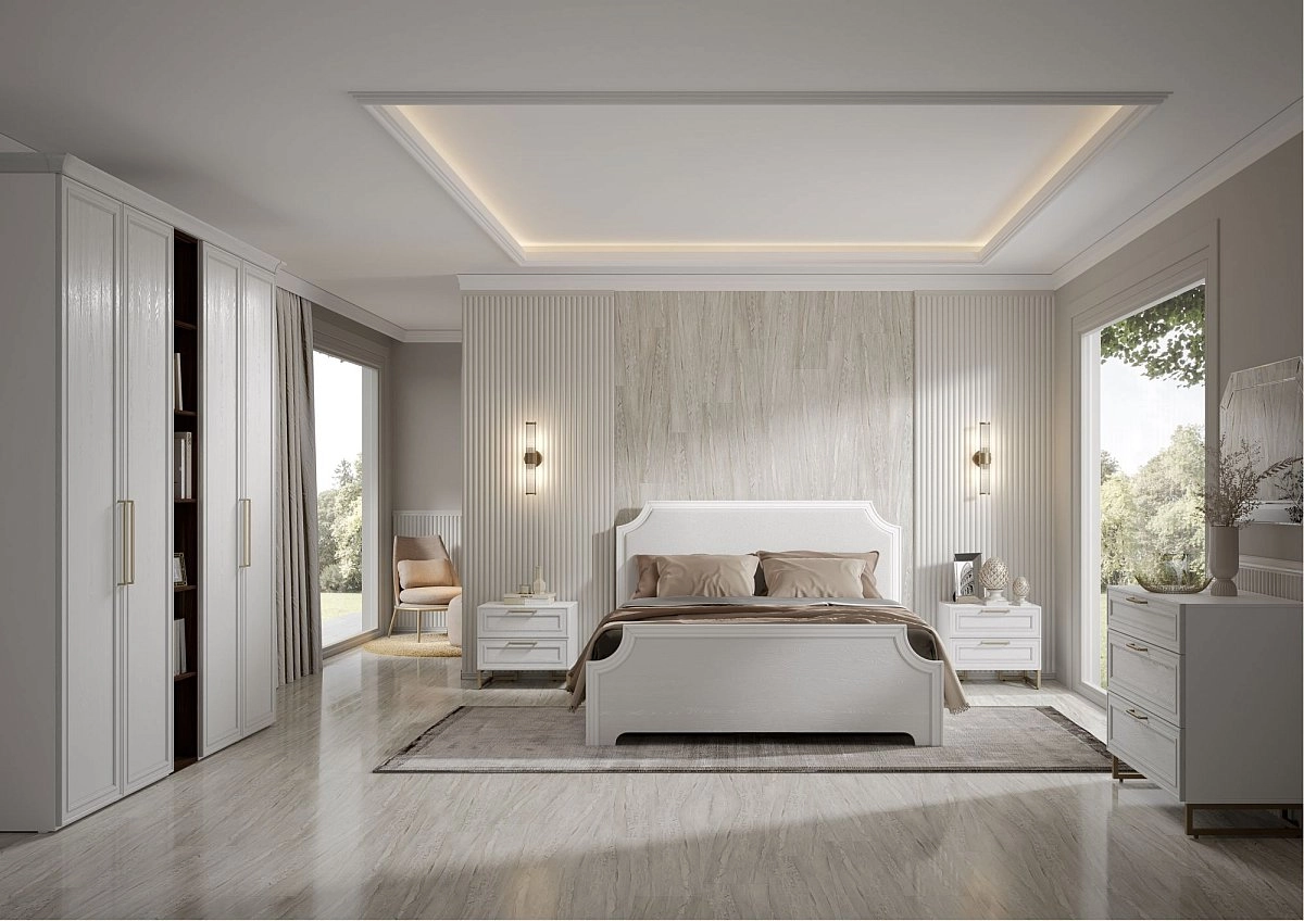 Элемент карниза Montreal белый для внешнего угла