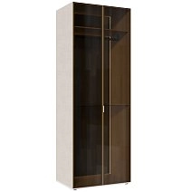 Шкаф-витрина двухстворчатый Alicante со светильниками