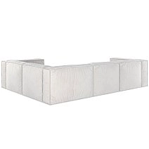 Диван Brioche FIRST П-образный с широкими подлокотниками