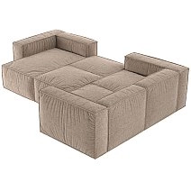 Диван Brioche Basic П-образный с широкими подлокотниками