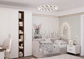 Элемент карниза Монреаль белый