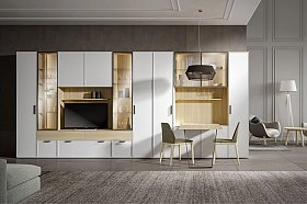 Шкаф-витрина одностворчатый Челси,Римини