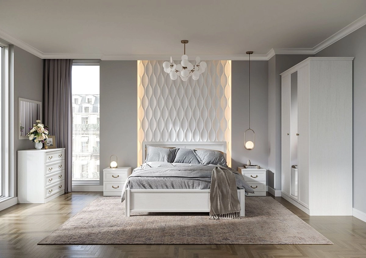 Кровать полутораспальная 140х200 Camilla