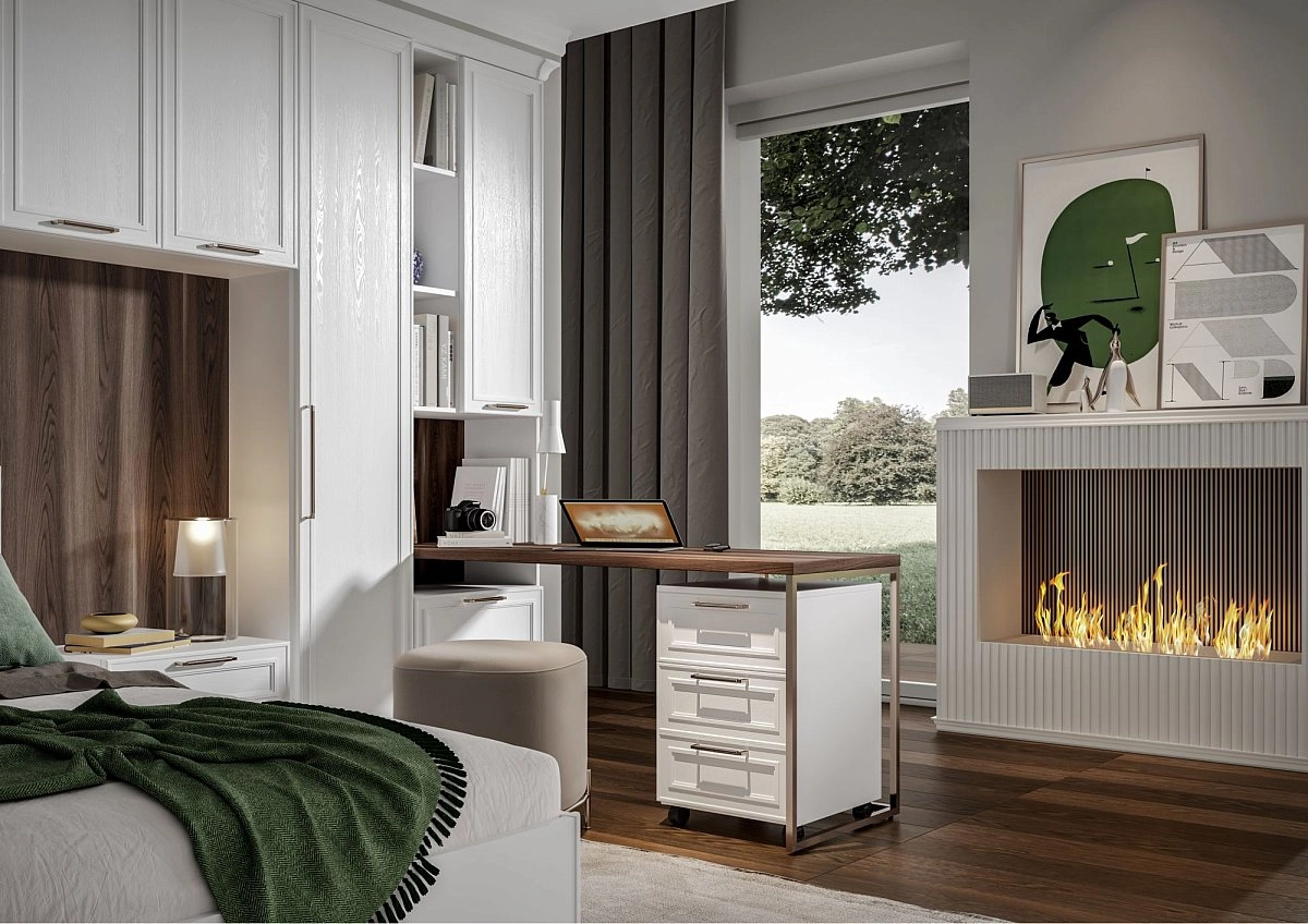 Элемент карниза Montreal белый для внешнего угла