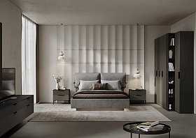 Тумба навесная под телевизор Soho графит