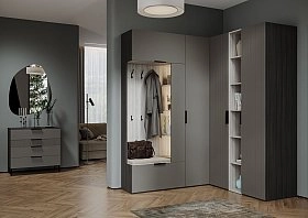 Стеллаж прямой Soho графит