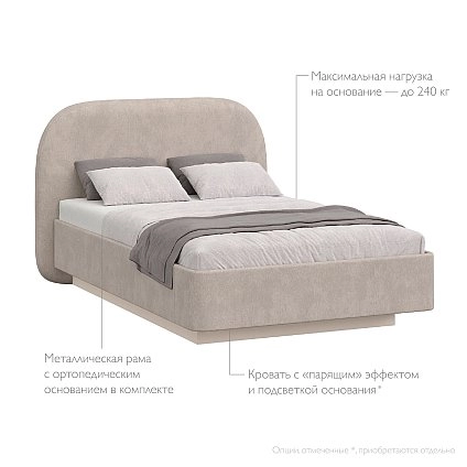 Кровать полутораспальная 120х200 Римини